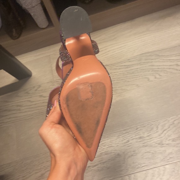 Amina muaddi glitter Holli pumps - Picture 2 of 5